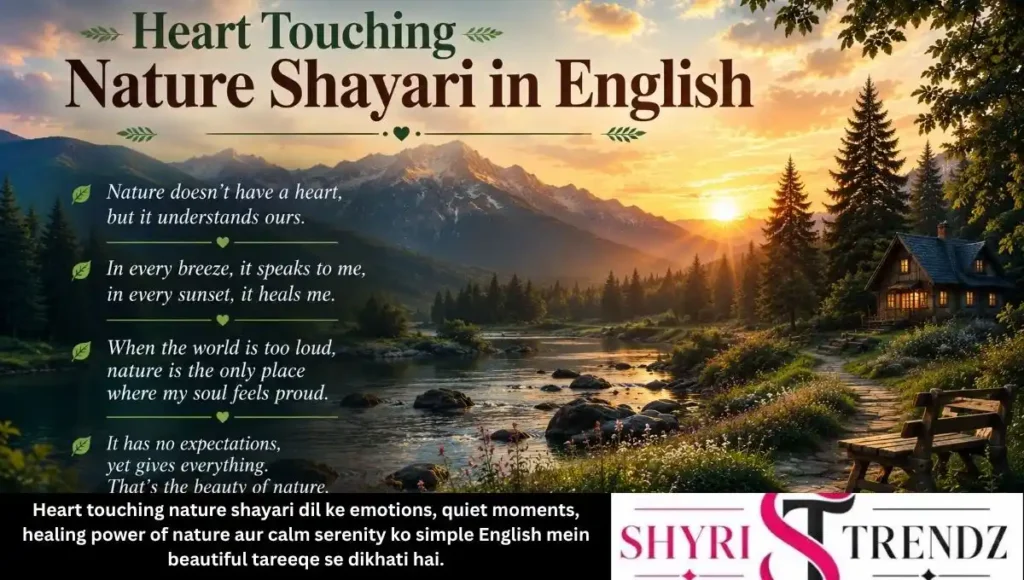 Heart Touching Nature Shayari in English