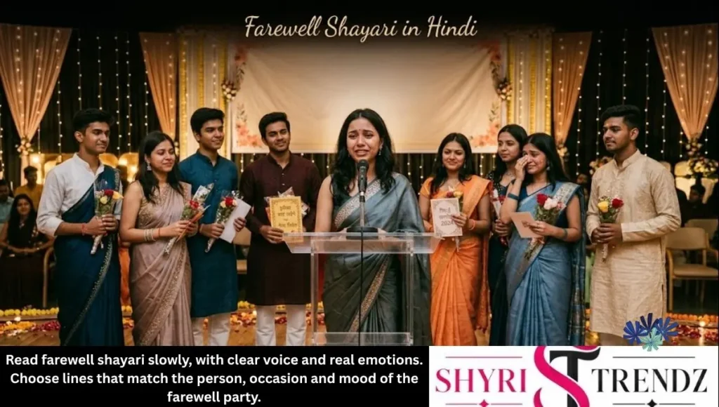 How to Read Farewell Shayari in Hindi?