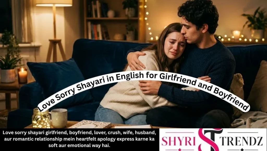 Love Sorry Shayari in English for Girlfriend and Boyfriend