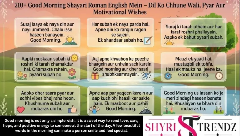 210+ Good Morning Shayari in English: Heart Touching, Love