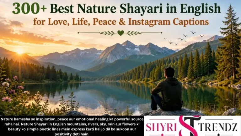 300+ Best Nature Shayari in English for Love, Life, Peace & Instagram Captions