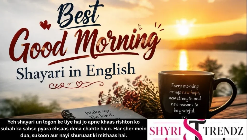 Best Good Morning Shayari in English
