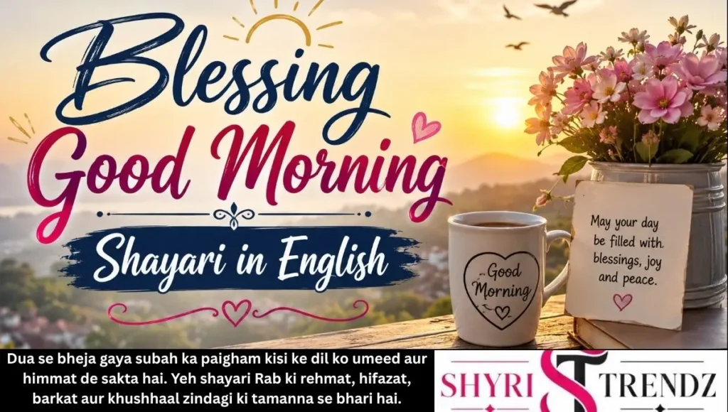 Blessing Good Morning Shayari in English