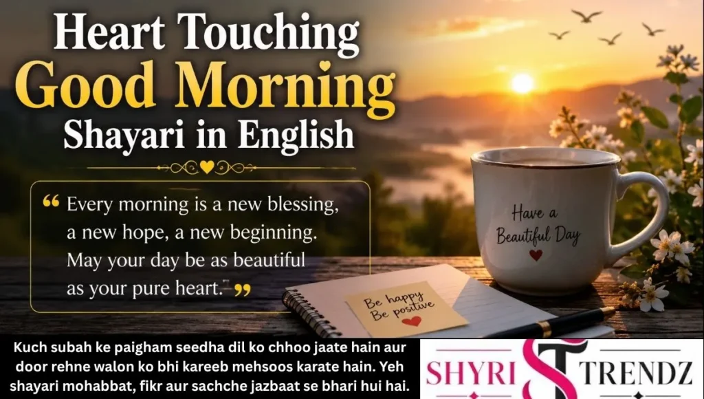 Heart Touching Good Morning Shayari in English