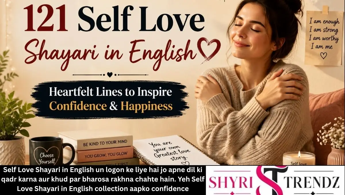121+ Self Love Shayari in English – Heartfelt Lines to Inspire Confidence & Happiness