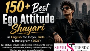 150+ Best Ego Attitude Shayari in English for Boys, Girls & Instagram (2026)