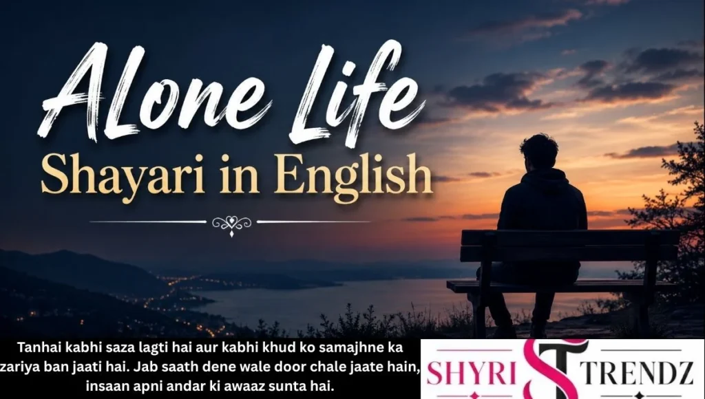 Alone Life Shayari in English