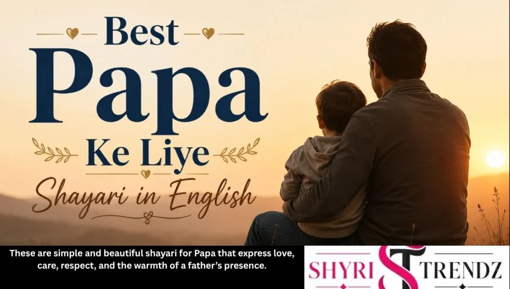 Best Papa Ke Liye Shayari in English