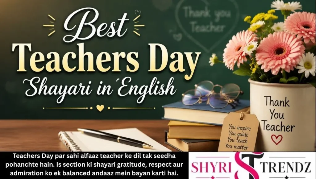 Best Teachers Day Shayari in English