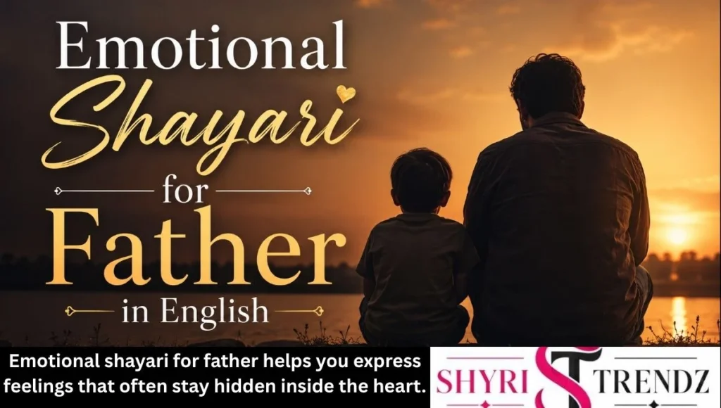 Emotional Shayari for Father in English
