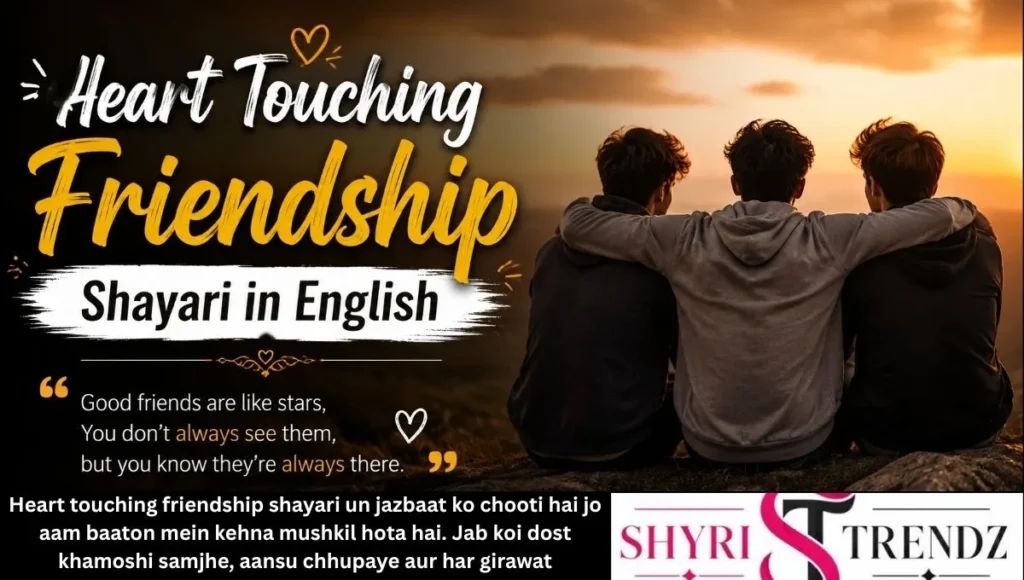 Heart Touching Friendship Shayari in English