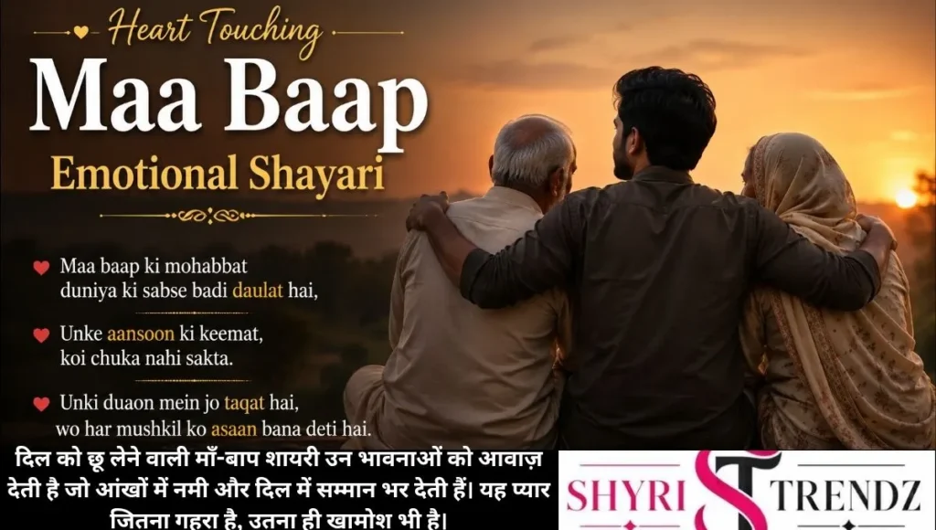 Heart Touching Maa Baap Emotional Shayari