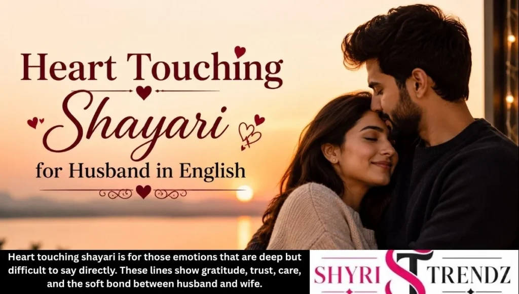 Heart Touching Shayari for Husband in English