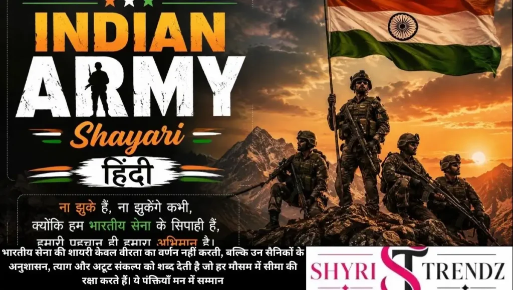 Indian Army Shayari Hindi
