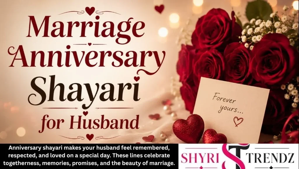 Marriage Anniversary Shayari for Husband