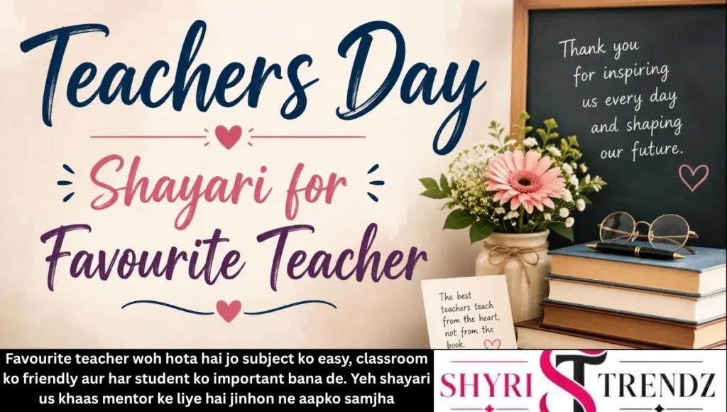 Teachers Day Shayari for Favourite Teacher