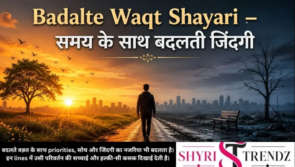 Badalte Waqt Shayari – समय के साथ बदलती जिंदगी