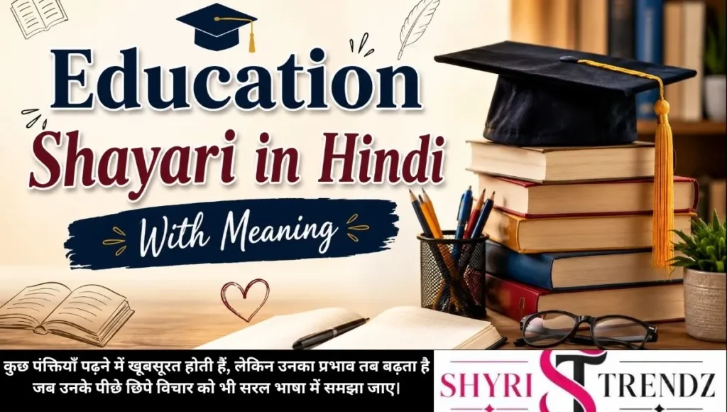 Education Shayari in Hindi With Meaning