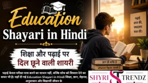 Education Shayari in Hindi – शिक्षा और पढ़ाई पर दिल छूने वाली शायरी