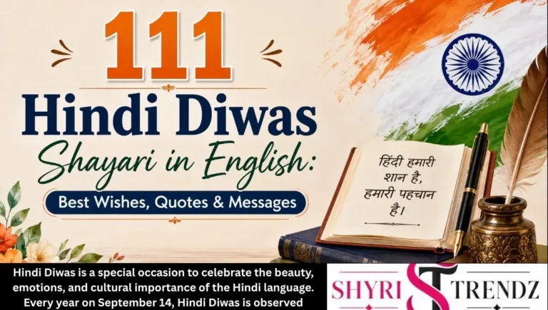 111 Hindi Diwas Shayari in English: Best Wishes, Quotes & Messages