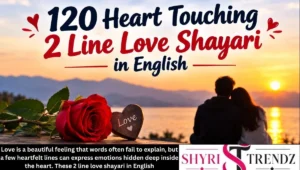 120 Heart Touching 2 Line Love Shayari in English