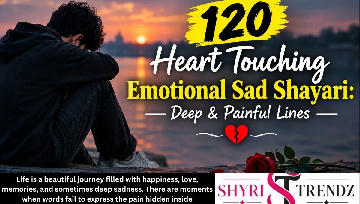 120 Heart Touching Emotional Sad Shayari: Deep & Painful Lines