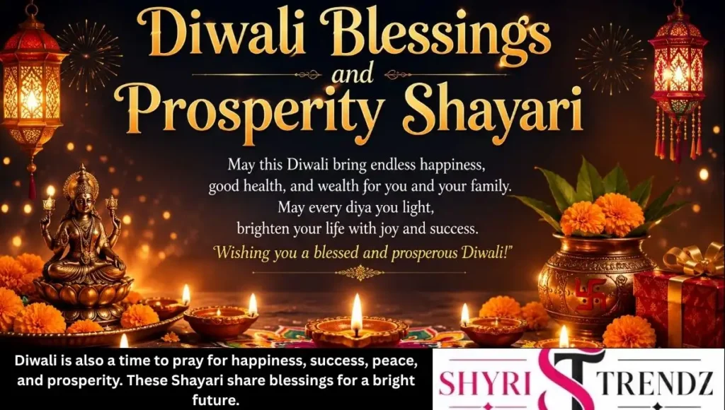 Diwali Blessings and Prosperity Shayari