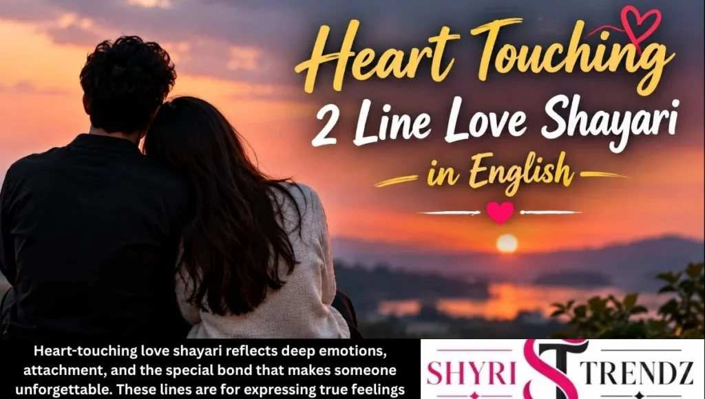 Heart Touching 2 Line Love Shayari in English