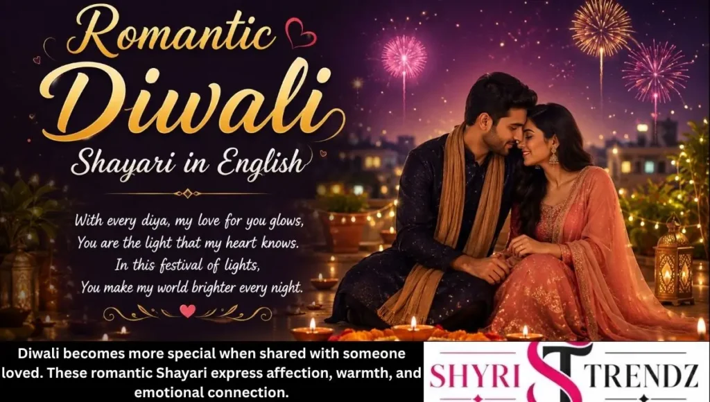Romantic Diwali Shayari in English