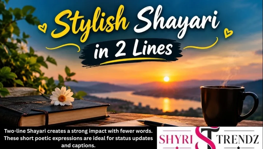 Stylish Shayari in 2 Lines
